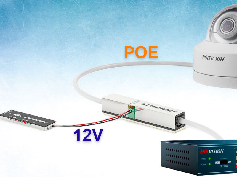 PoE-сплиттер STELBERRY MX-225