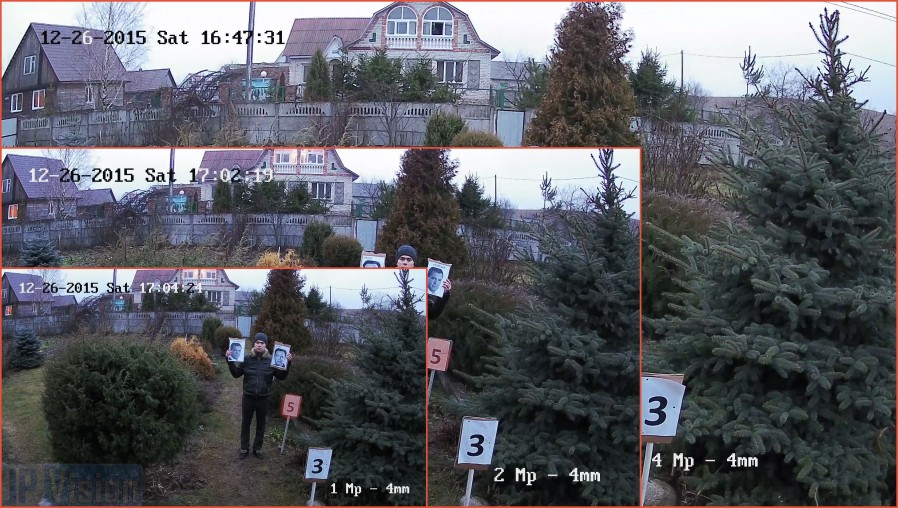 наложения скриншотов с ip камер с различным разрешением